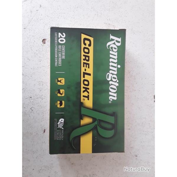Une boites de 20 balles remington CORE-LOKT cal.30-06SPR