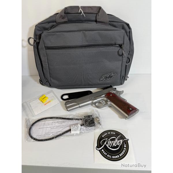 CATEGORIE B PISTOLET KIMBER STAINLESS  CAL 45 ACP TARGET 2 1911 GARANTIE 2 ANS FRAIS DE PORT OFFERT