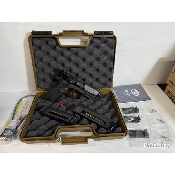 CATEGORIE B PISTOLET BROWNING FN 502 NOIR FILETE  22 LR GARANTIE 2 ANS FRAIS DE PORT OFFERT