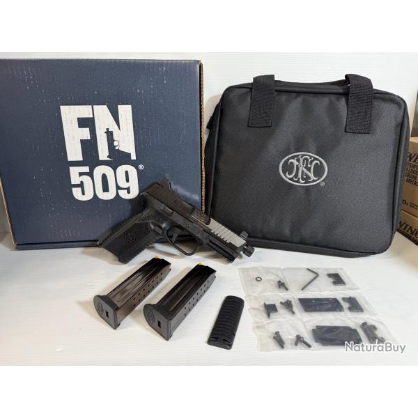 CATEGORIE B PISTOLET BROWNING FN 509T NOIR 9X19 GARANTIE 2 ANS FRAIS DE PORT OFFERT