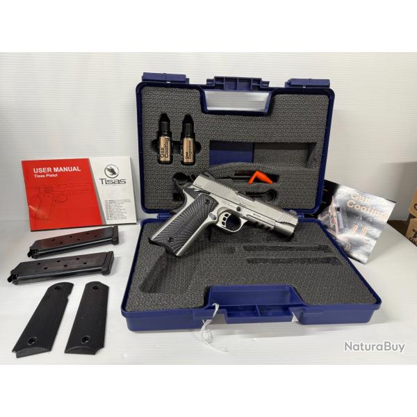 CATEGORIE B PISTOLET TISAS ZIG PCS 45 ACP  GARANTIE 2 ANS FRAIS DE PORT OFFERT