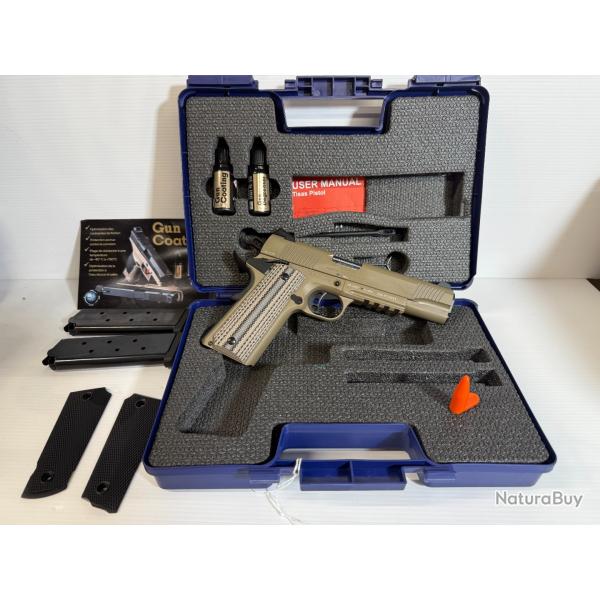 CATEGORIE B PISTOLET TISAS ZIG PC 1911 COYOTE 45 ACP  GARANTIE 2 ANS FRAIS DE PORT OFFERT