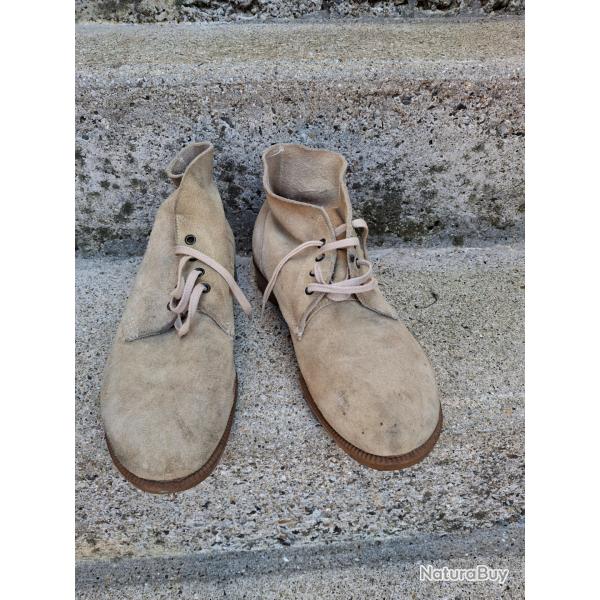 Desert boots arm�e britannique 1ere guerre du Golf