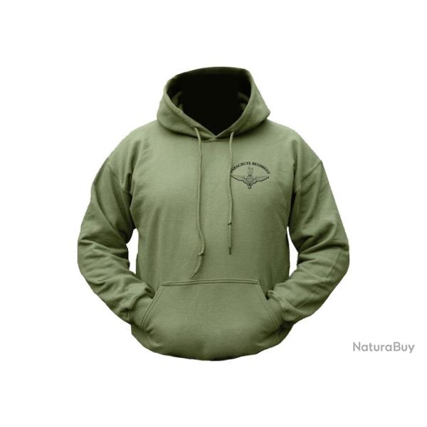 Sweat � capuche Para Coloris Vert