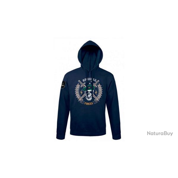 Sweat � capuche Sp�cial Forces Coloris bleu