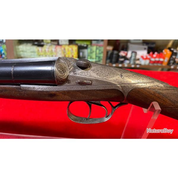 FUSIL JUXTAPOS DARNE : MODLE : R12, CALIBRE 16/65, TRS BON TAT, OCCASION, TRS BELLES GRAVURES.