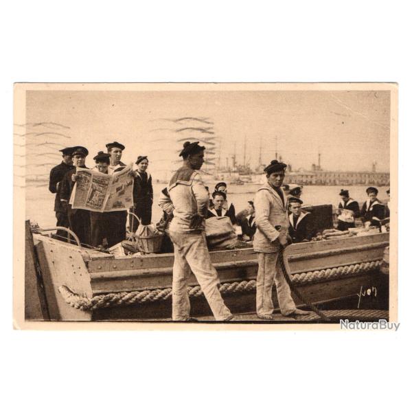 CPA -MARINE Militaire -TOULON  -VAR- Les Gars de la Marine N�3528