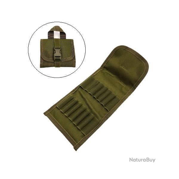 Cartouchi�re ceinture - Kaki - 14 Munitions ray�es
