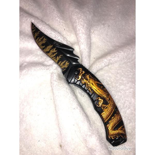 Couteau japonais dragon 11cm