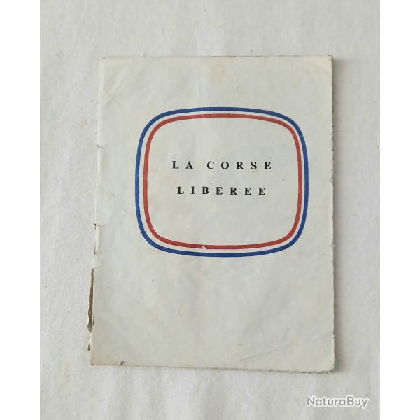 Document - FR122119a Fascicule La Corse lib�r�e