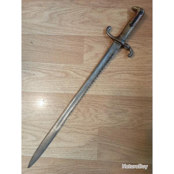 Ba�onnette Mauser 71 � scie, SF