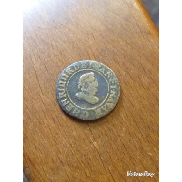 Double tournois Henri 4 1607