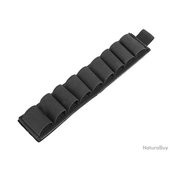 Cartouchi�re - Noir - Velcro - 9 Cartouches - Calibre 12/20