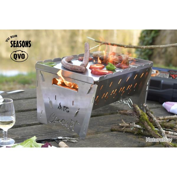 Brasero-barbecue-plancha de voyage