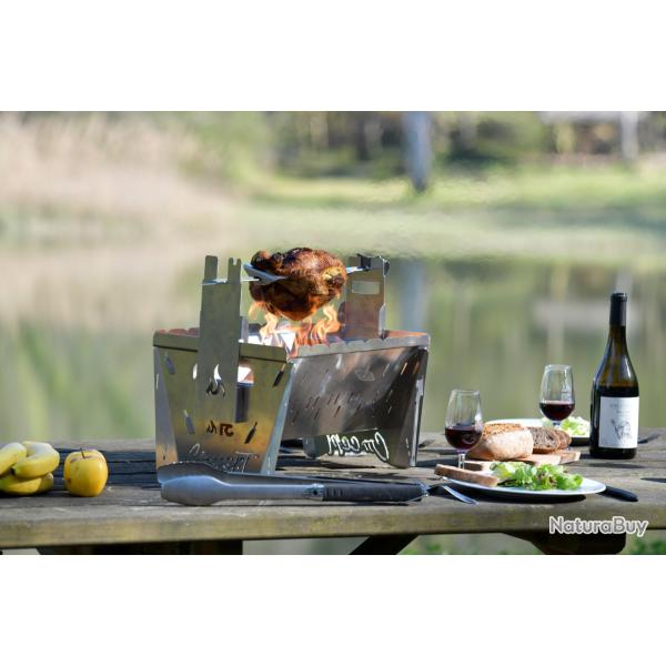 Tournebroche pour brasero RC 400