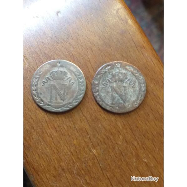 Lots monnaies 10 centimes Napol�on Bonaparte