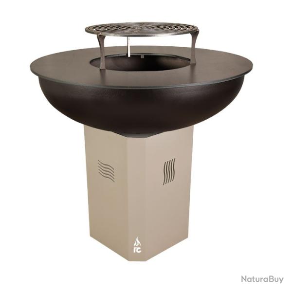 Brasero RC 86 haut RC CONCEPT coloris gris m�tal
