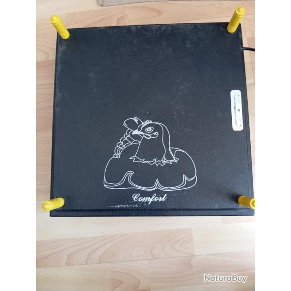 Plaque chauffante 40x40 42 watt pour poussins/canetons