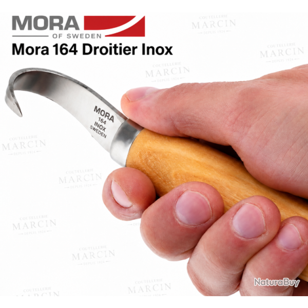 Morakniv Hook Knife 164 Droitier - Couteau croche 55 mm