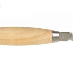 Morakniv Carving 162S - Couteau de sculpture bois double tranchant en acier inoxydable