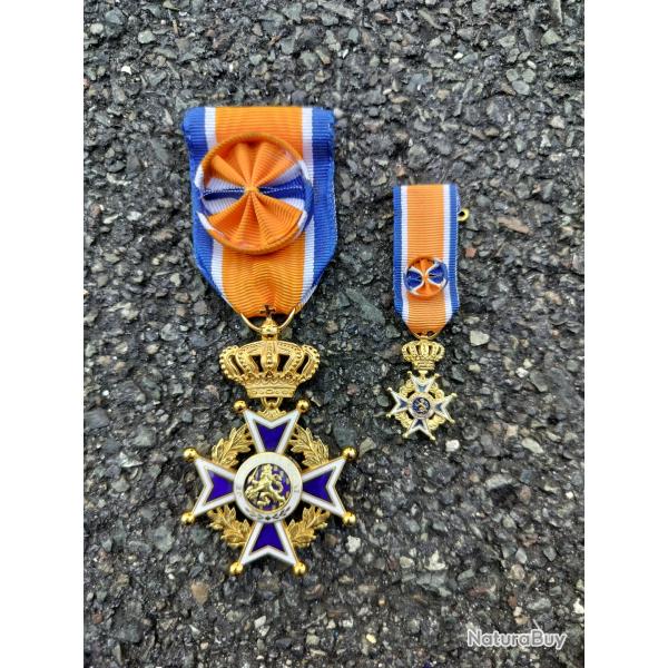 M�dailles et d�corations - Pays-Bas - Officier de l'Ordre d'Orange-Nassau