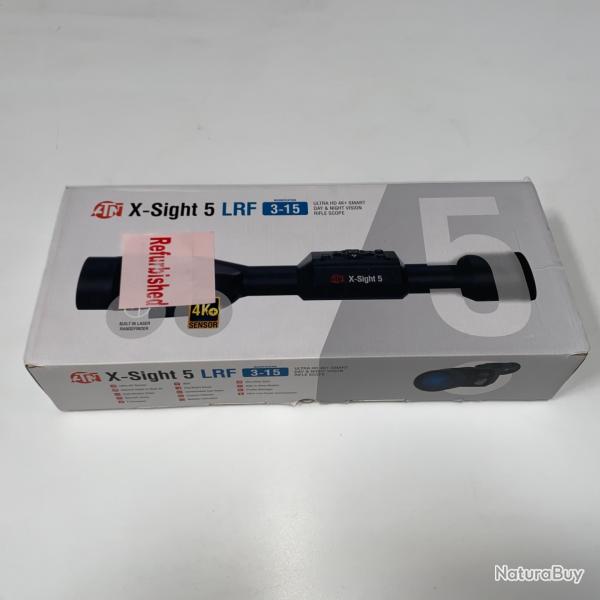 ATN X-Sight 5 5-25x LRF Smart Rifle Scope Lunette de vise pour la chasse d'occasion
