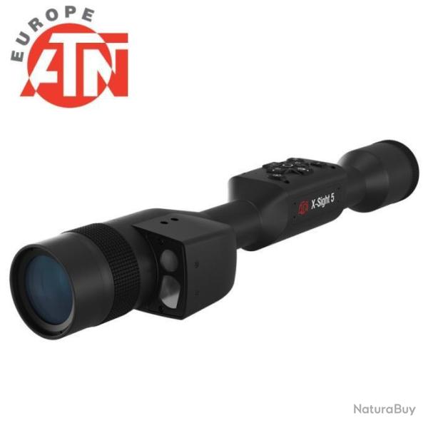 ATN X-Sight 5 LRF 3-15x Night Day Hunting Rifle Scope Lunette Vision Nocturne d'occasion