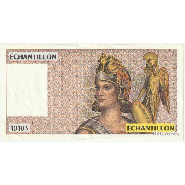 France BILLET SUPERBE BILLET ECHANTILLON -100 Francs"10103 "�chantillon" Corneille