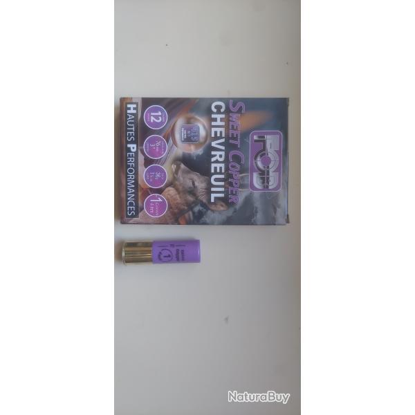 10 cartouches neuves grenaille n�1 cuivre calibre 12/76 FOB