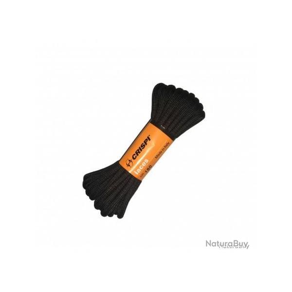 Lacet Crispi Black 180cm