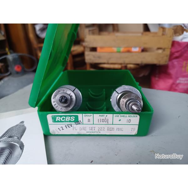 Jeu d'outils RCBS 222 REM MAGNUM