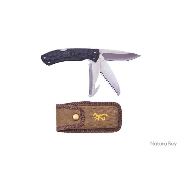 Couteau Multifonctio Browning pliant Primal kodiak Noir