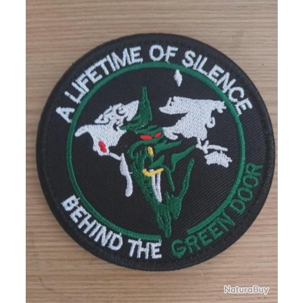 ECUSSON BLACK OPS 8 CM SCRATCH TACTICAL PATCH MORAL BRODE NEUF WARRIOR AREA 51