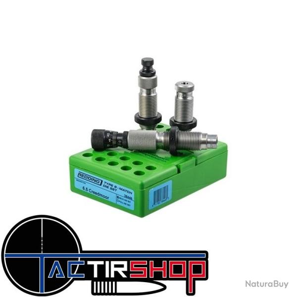 Jeu d'outils Redding Type S-Match collet 6.5 CREEDMOOR
