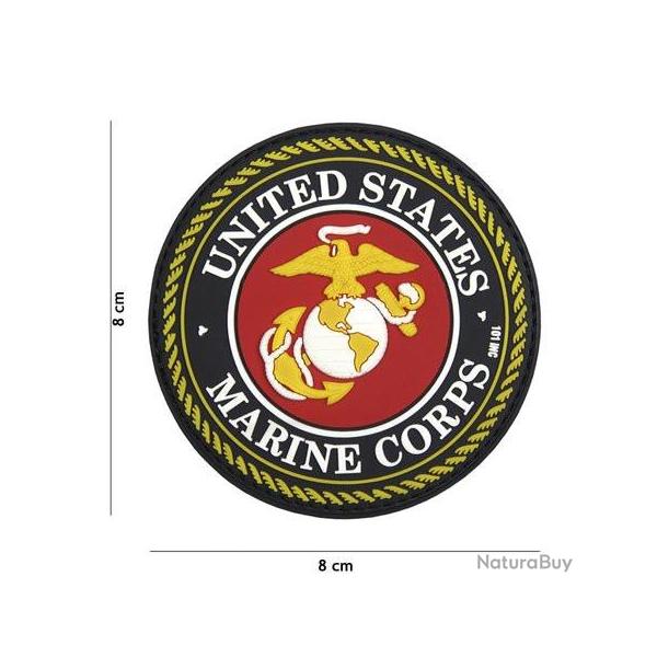 Patch 3D PVC US Marine Corps (101 Inc) Rouge