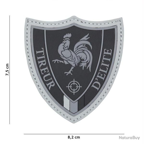 Patch 3D PVC Tireur d'elite (101 Inc) Noir