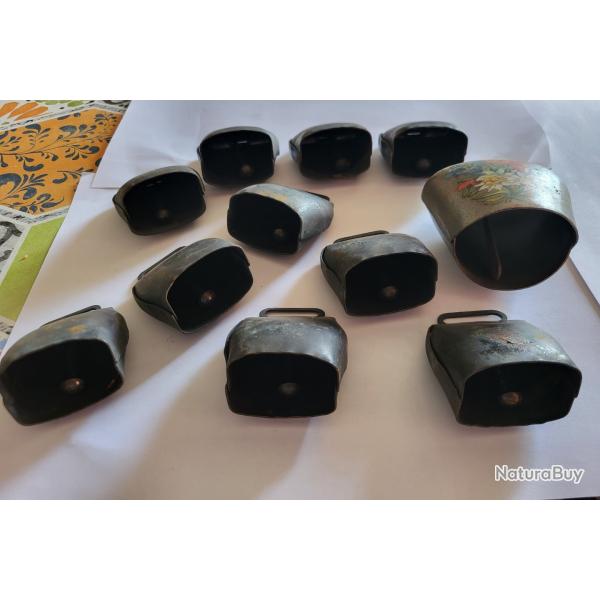 Lot de  11 sonailles cloches 4.5cm
