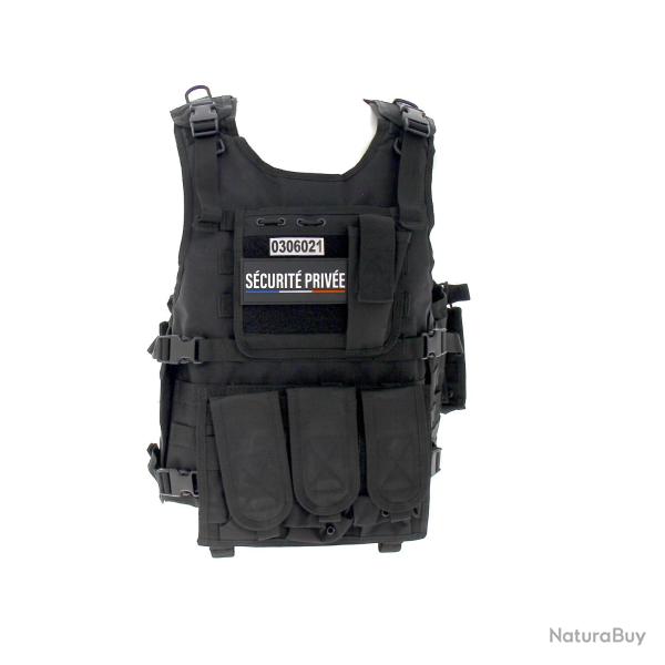Gilet Pare Balles NIJ III SECURITE PRIVEE COMPLET