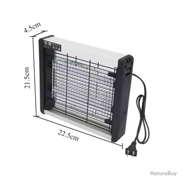 Pi�ge � moustiques Lampe anti-moustiques � choc �lectrique 22,5 cm de large led violet