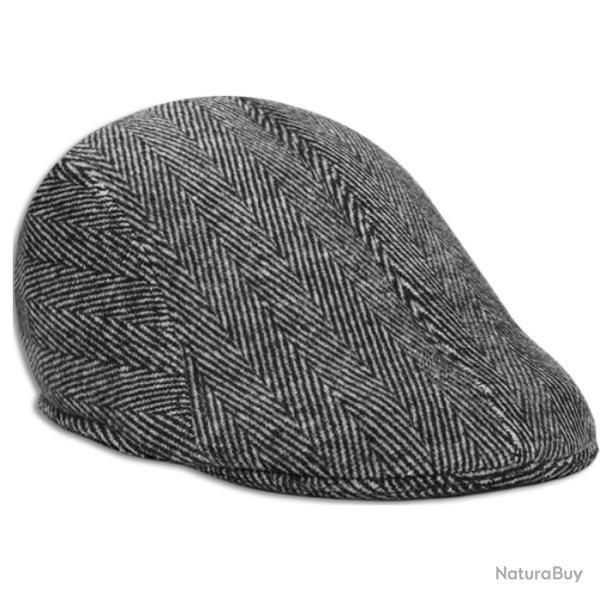 Casquette bret tisse grise - Livraison rapide