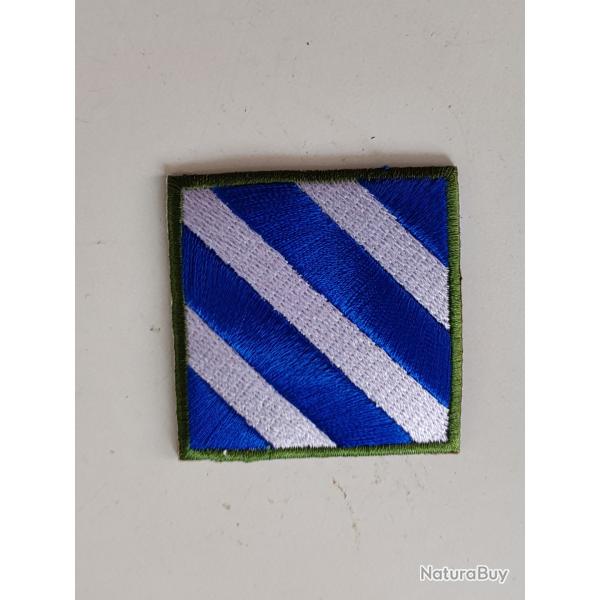 INSIGNE TISSU  DE LA 3 EME DIVISION  US