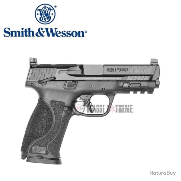 Pistolet S&W M&P9 M2.0 Or Thumb Safety Black 4,25" Cal 9X19 mm