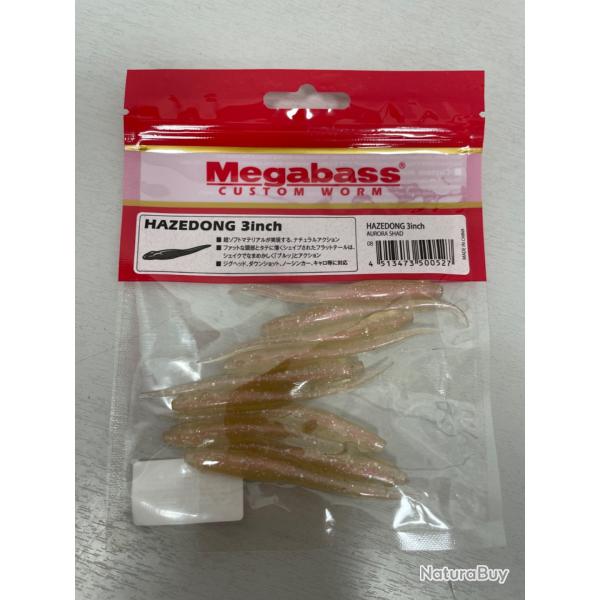 !! OPE -70%!! LEURRE MEGABASS HAZEDONG 3inch col AURORA SHAD