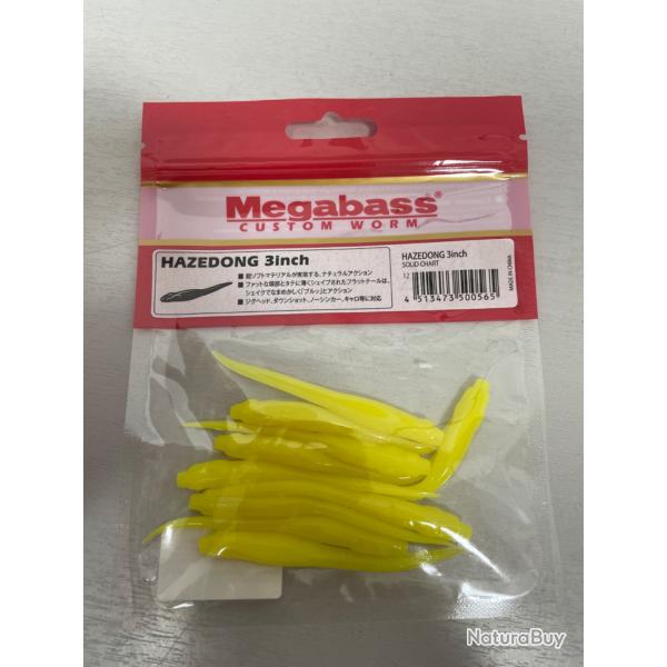 !! OPE -70%!! LEURRE MEGABASS HAZEDONG 3inch col SOLID CHART