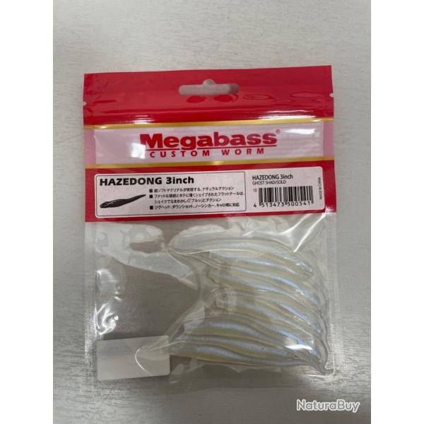 !! OPE -70%!! LEURRE MEGABASS HAZEDONG 3inch col GHOST SHAD