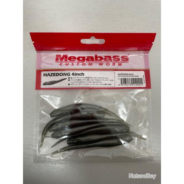 !! OPE -70%!! LEURRE MEGABASS HAZEDONG 4inch col AVOCADO/SILVER PEARL