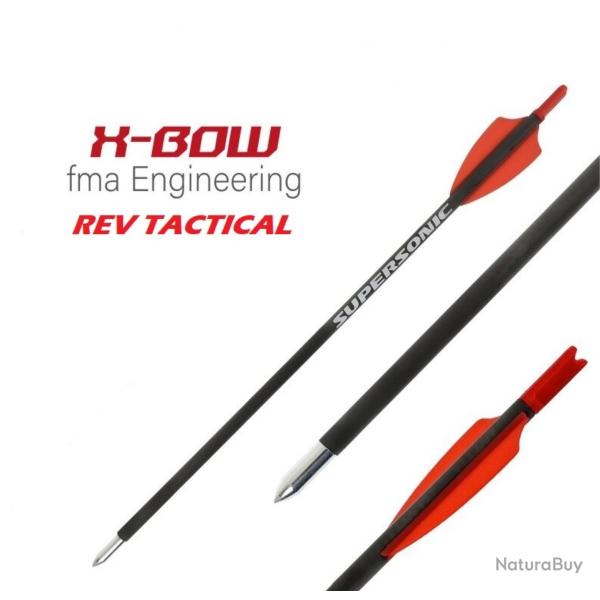 Fl�ches pour Pistolets Arbal�te X-Bow FMA Supersonic Tactical - Pack de 10