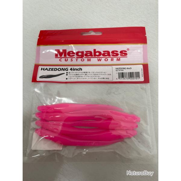 !! OPE -70%!! LEURRE MEGABASS HAZEDONG 4inch col BED IN PINK