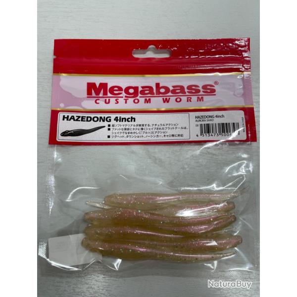 !! OPE -70%!! LEURRE MEGABASS HAZEDONG 4inch col AURORA SHAD