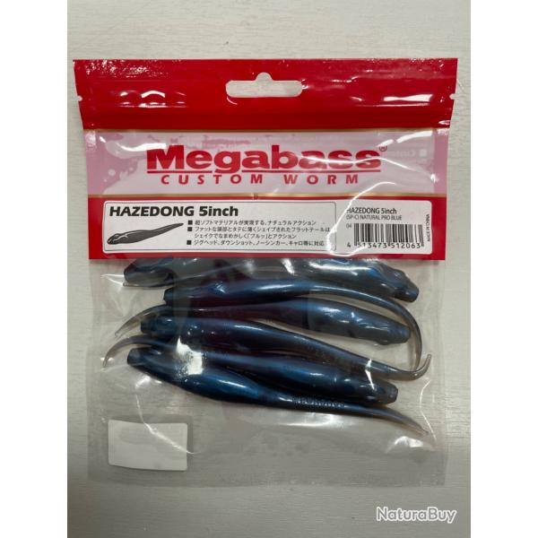 !! OPE -70%!! LEURRE MEGABASS HAZEDONG 5inch col NATURAL PRO BLUE